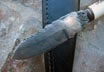 Integral Cable Damascus Utility Knife