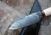 Integral Cable Damascus Utility Knife