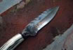 Cable Damascus Integral Recurve Drop Point