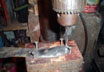 San Mai Damascus Nessmuk Project - In the Making