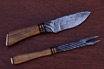 Cable Damascus Knife and Fork Table Set