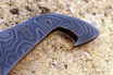 Damascus Bottle Opener for a BM Morpho