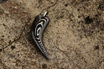 Stainless Damascus Bear Claw Pendant