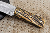 Full Flat Tang San Mai Damascus Knife