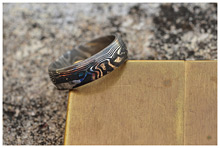 Stainless Damascus Ring