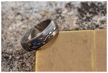 Stainless Damascus Ring