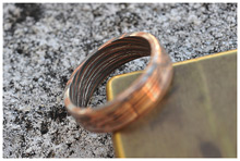 Stainless and Copper Mokume Ring