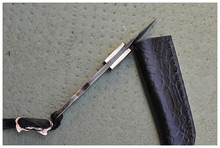 Motorcycle Chain San Mai Damascus Pocket Scalpel