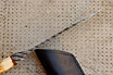 Cable Damascus and Stag Knife