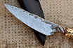 Cable Damascus and Stag Knife
