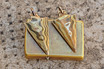 Mokume Arrow Head Pendants