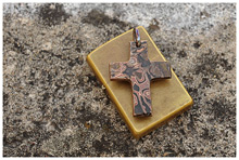 Mokume Crucifix