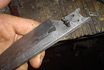 Knifemaking - Making a Motorcycle Chain San Mai Damascus Knife