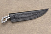 Integral Motorcycle Chain Damascus Knife