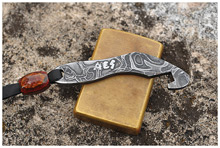 Chain San Mai Damascus Bottle Opener