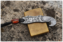 Chain San Mai Damascus Bottle Opener