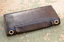 Custom Leather Biker Wallet