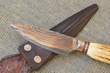 Integral San Mai Mokume EDC Criollo Knife