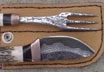 San Mai and mokume personal BBQ set