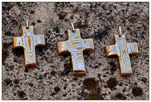 Stainless Damascus and Mokume Crosses and Crucifixes