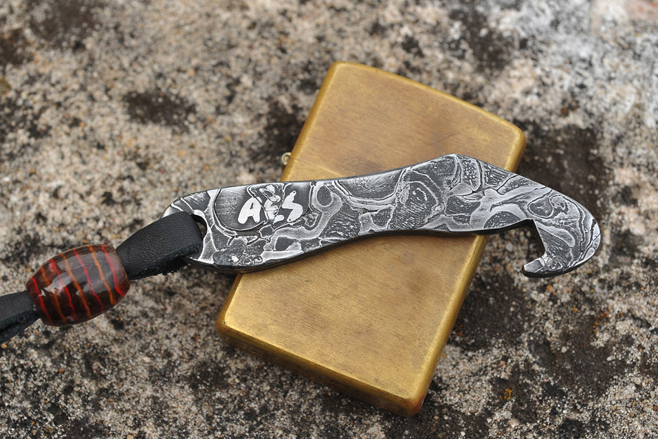 Assorted Damascus and Mokume EDC Tools