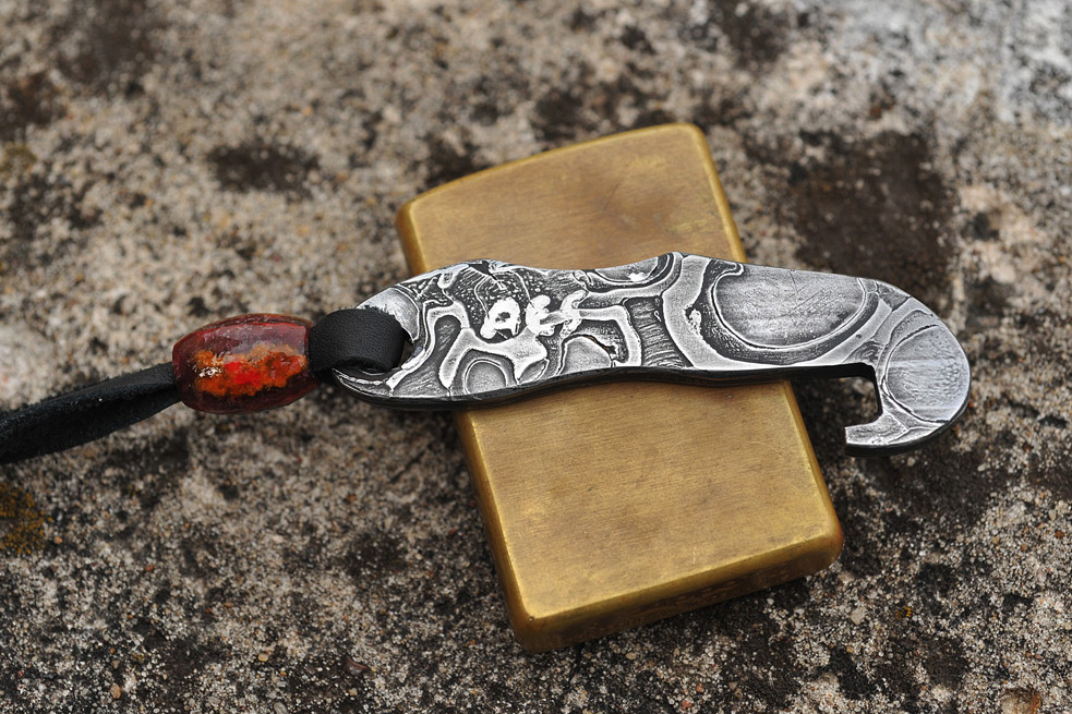 Assorted Damascus and Mokume EDC Tools