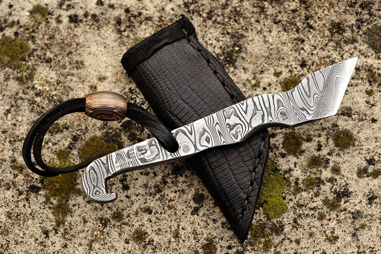 Assorted Damascus and Mokume EDC Tools