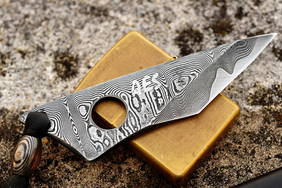Assorted Damascus and Mokume EDC Tools