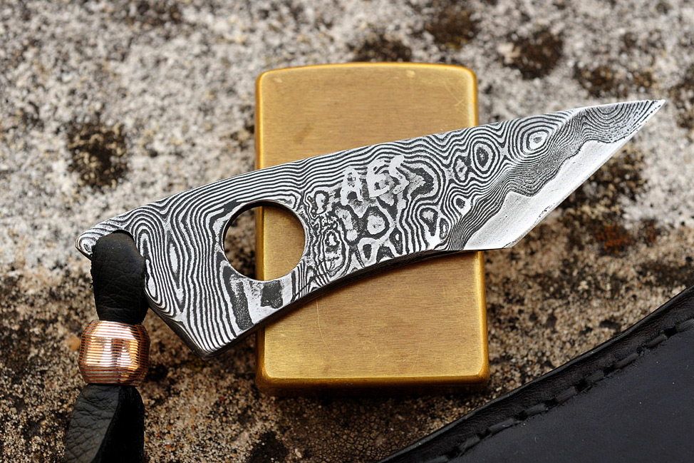 Assorted Damascus and Mokume EDC Tools