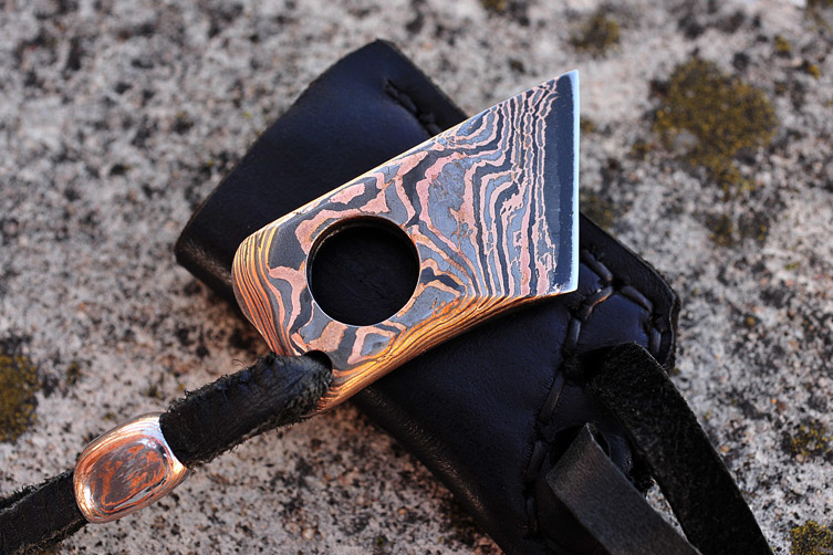 Assorted Damascus and Mokume EDC Tools