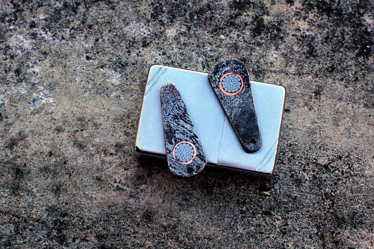 Assorted Damascus and Mokume Jewelry