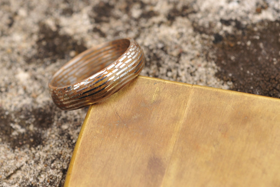 Assorted Damascus and Mokume Jewelry