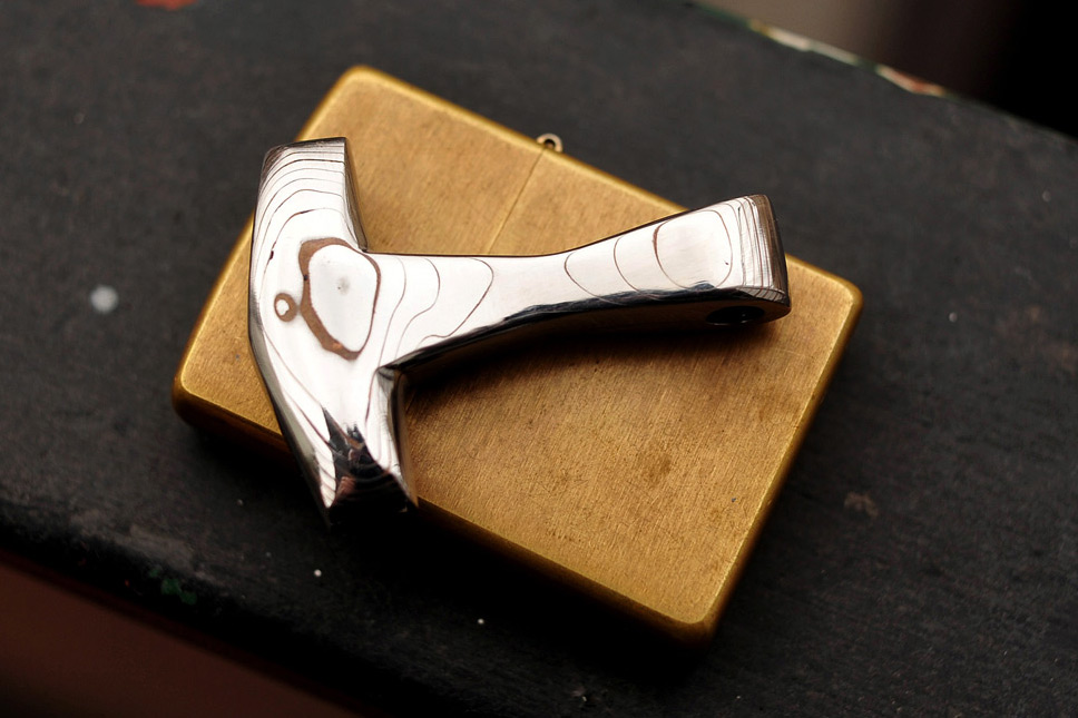 Assorted Damascus and Mokume Jewelry
