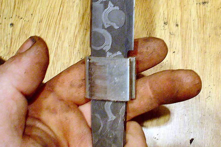 12. Japanese San Mai Tanto - Habaki