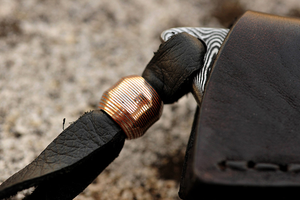 Assorted Damascus and Mokume Lanyard Beads