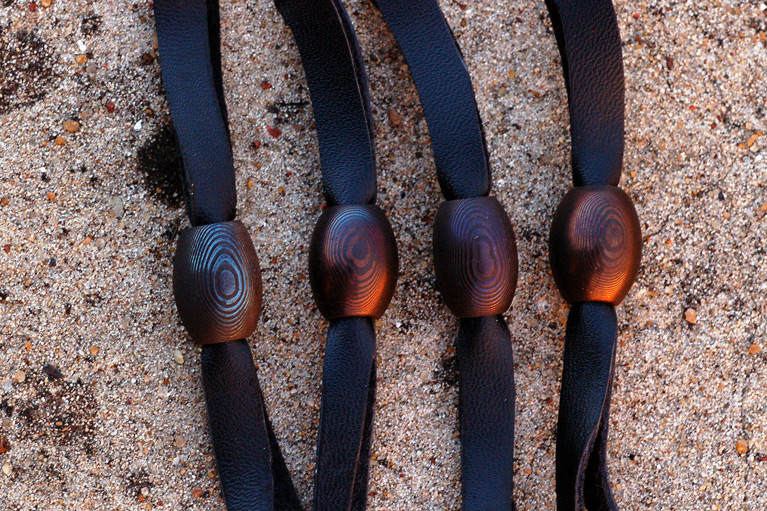 Assorted Damascus and Mokume Lanyard Beads