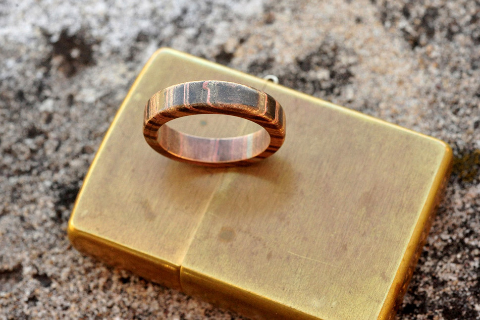 Assorted Damascus and Mokume Rings