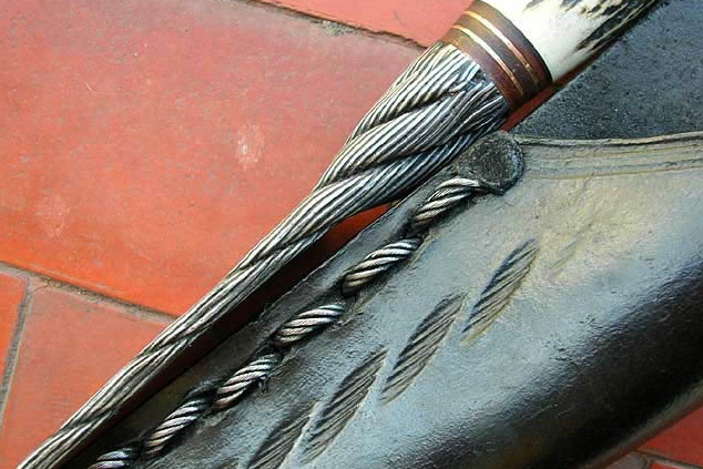10. Making Cable Damascus - No Hammer Marks